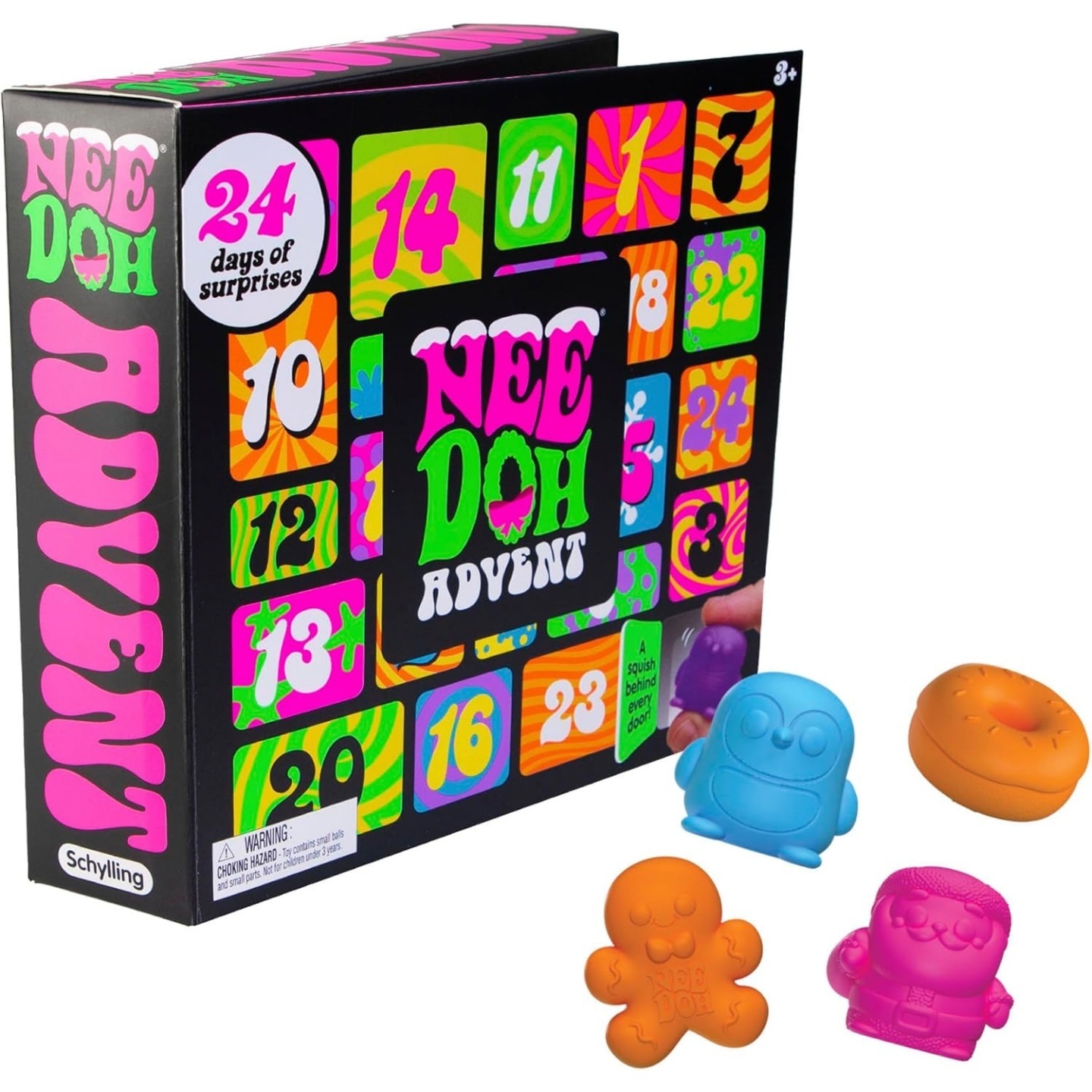 NeeDoh Squishmas Advent Calendar – 24 Mini Toys